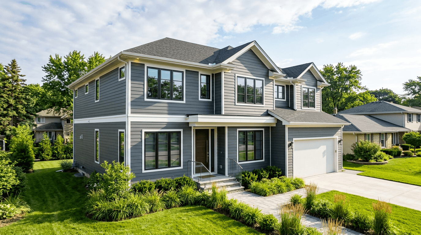 James Hardie fiber cement siding installation