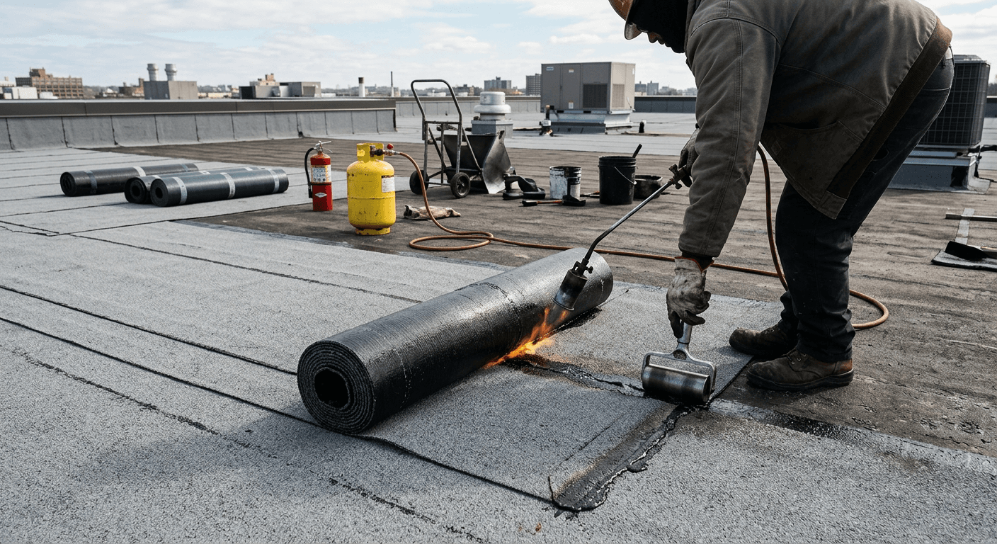 Modified Bitumen Roofing