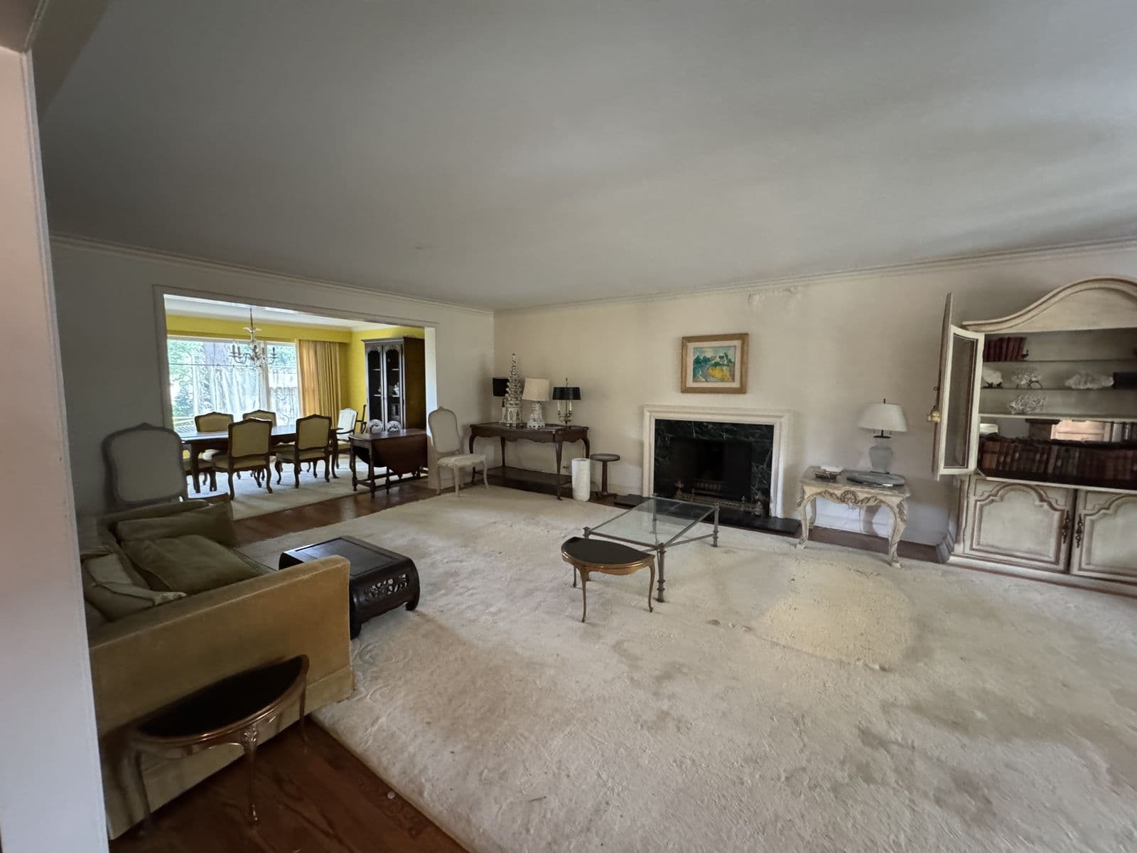 Main floor before and after the renovation — before